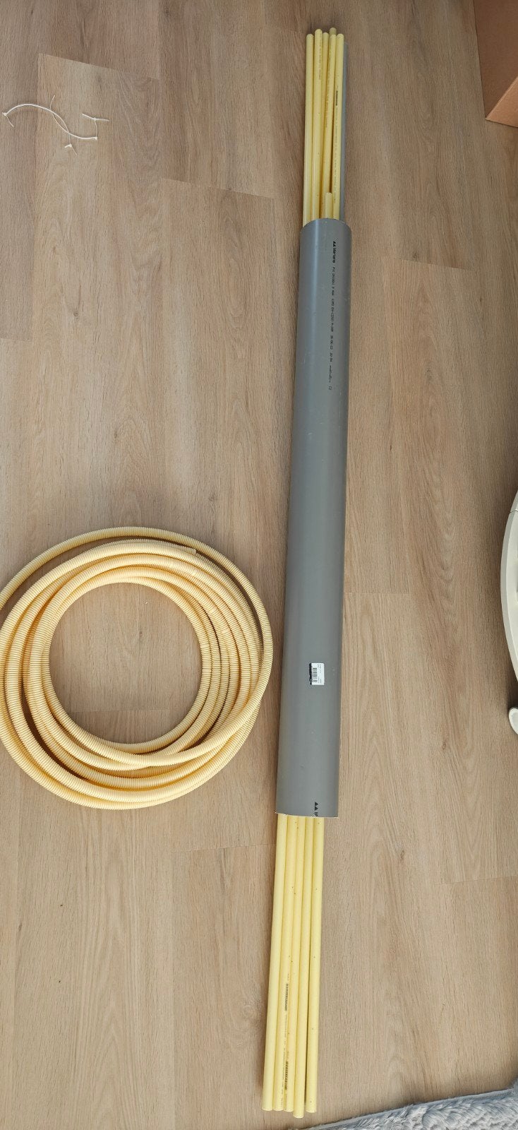 10 pvc buizen 2 meter en 8 meter flexibel, Doe-het-zelf en Verbouw, Ophalen, Nieuw