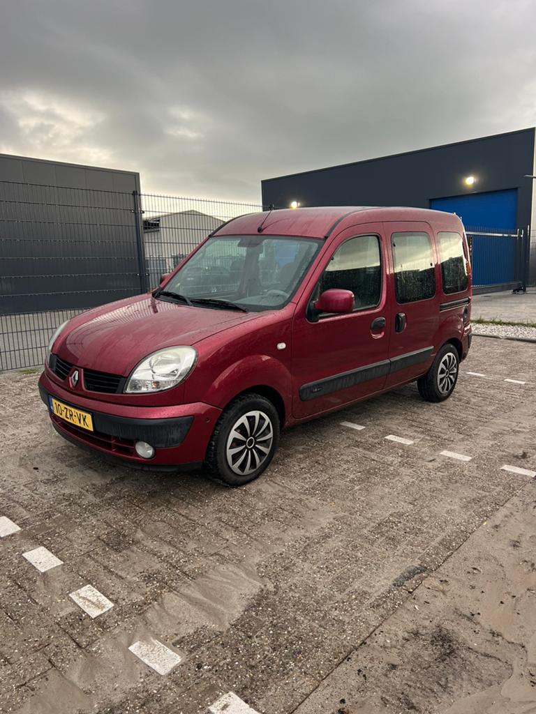 Renault Kangoo 1.6 AUT 2008  lpg dubbele schuifdeuren airco, 1137 kg, 49 €/maand, Origineel Nederlands, Bedrijf