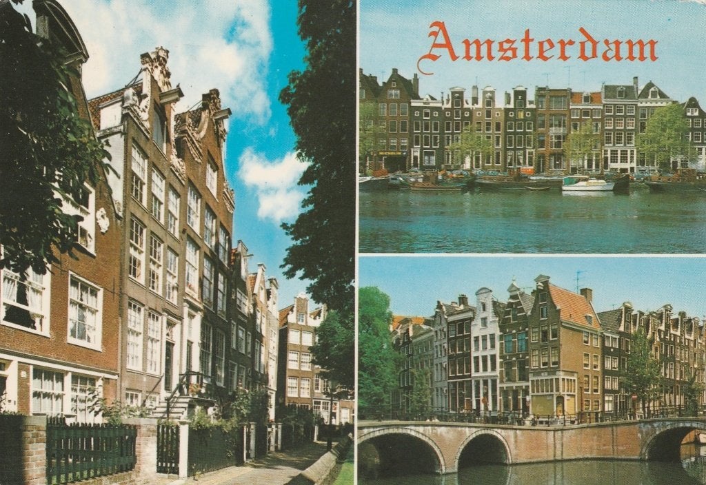 AMSTERDAM Begijnhof Amstel Reguliersgracht, Verzamelen, Verzenden, 1960 tot 1980, Gelopen, Noord-Holland