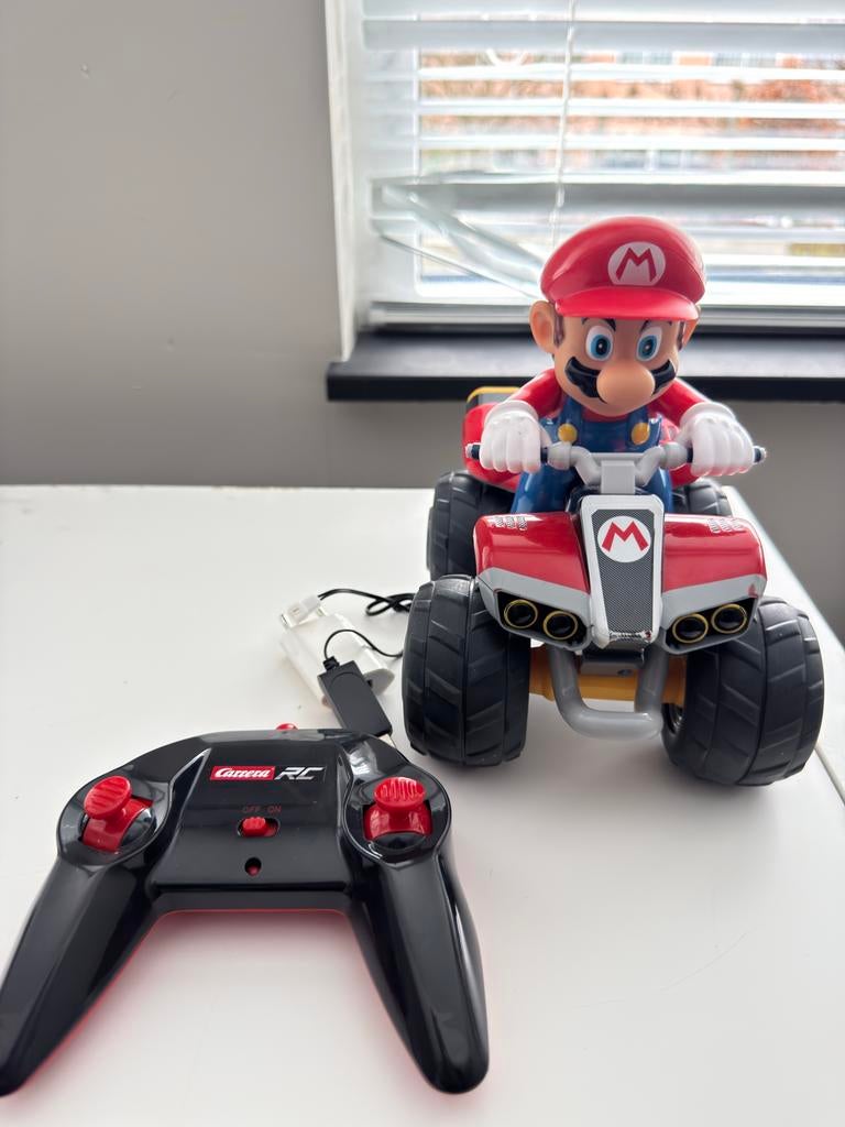 Carrera RC Mario Kart - Bestuurbare Mario Quad, Ophalen of Verzenden, Gebruikt, Afstandsbediening