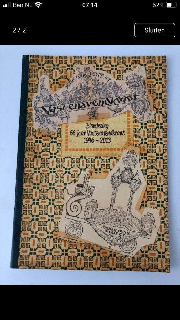 2 vastenavond boeken bergen op zoom, Ophalen of Verzenden, Gelezen, Overige onderwerpen