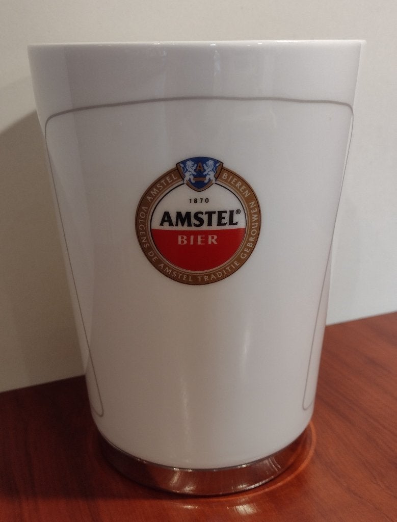 Amstel Bier Afschuimspatels Pot Keramiek., Ophalen of Verzenden, Gebruikt, Overige typen, Amstel