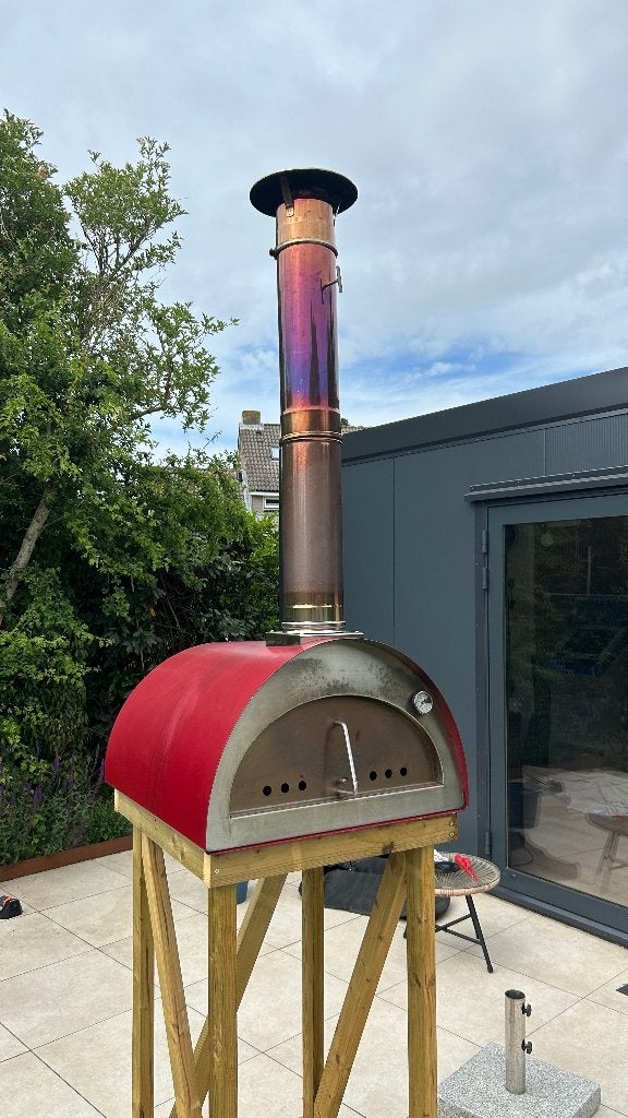 Pizza hout oven, Tuin en Terras, Pizzaovens, Ophalen, Gebruikt, Onbekend