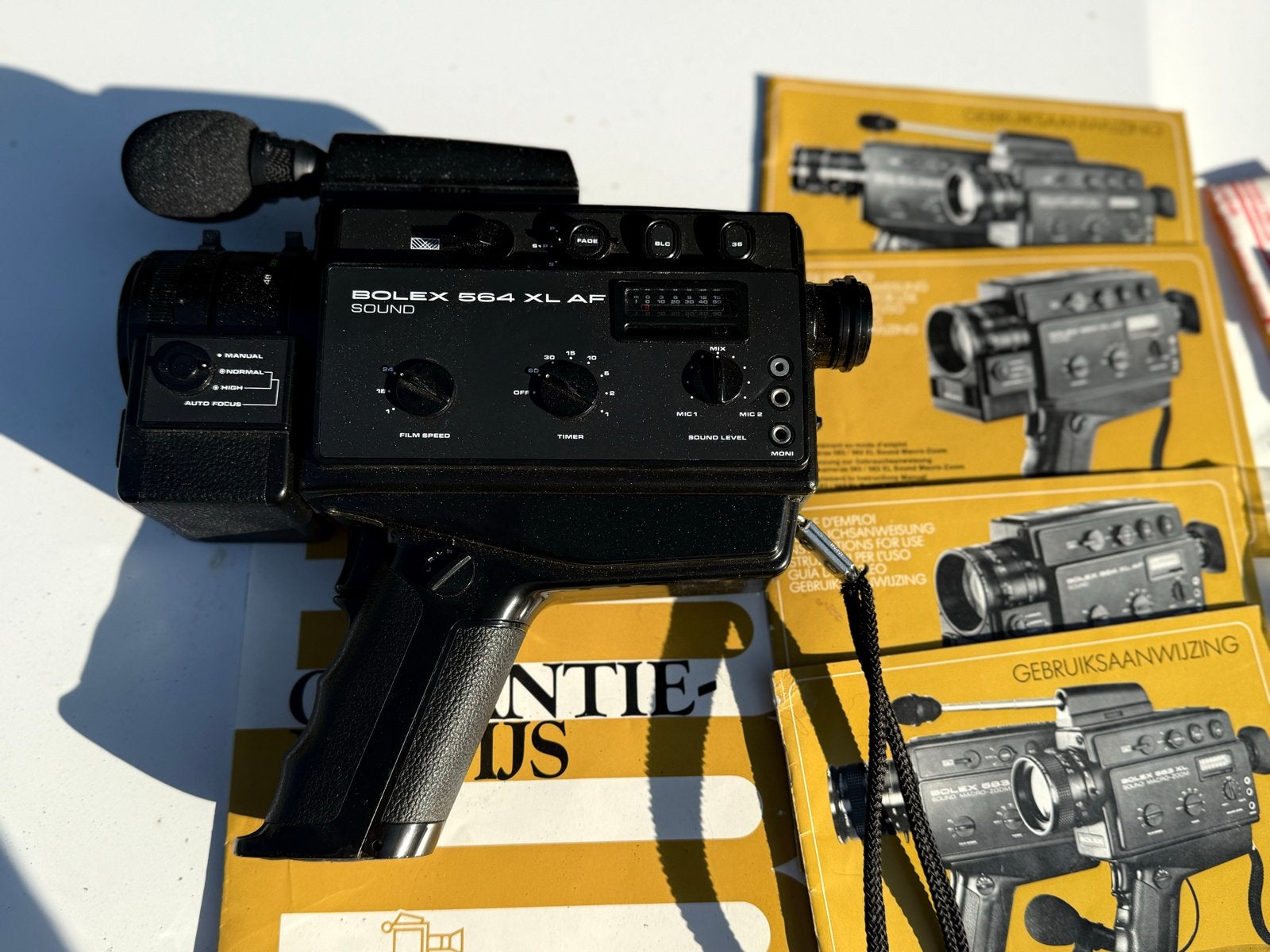 Bolex 564 XL AF Sound Super 8 filmcamera met toebehoren, Ophalen of Verzenden, 8mm, Camera