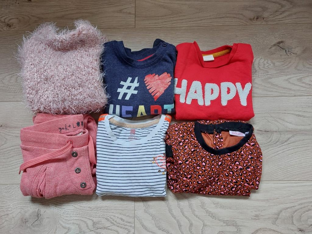 Kledingbundel meisjes maat 86/92, Kinderen en Baby's, Kinderkleding | Mutsen, Sjaals en Handschoenen, Ophalen of Verzenden, Zo goed als nieuw