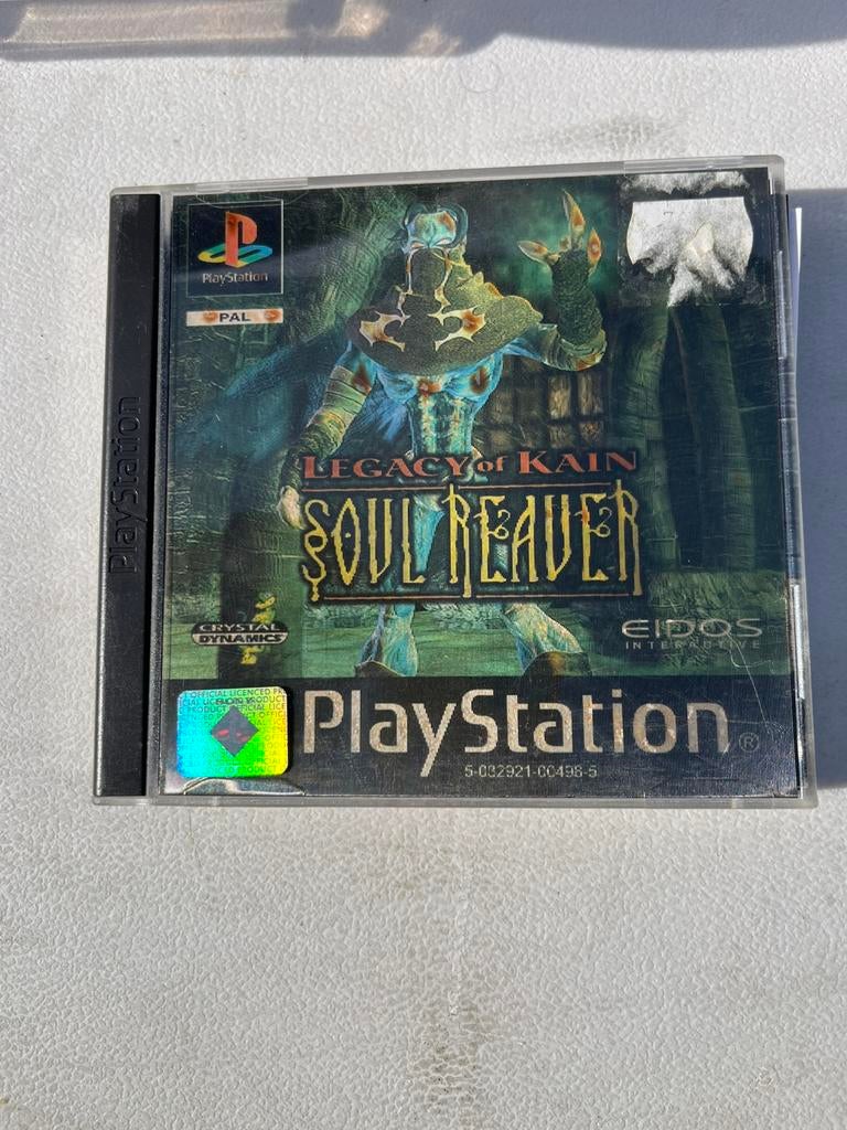 Soulreaver voor PS1 met foos en boekjes, 1 speler, Ophalen, Zo goed als nieuw, Vanaf 3 jaar