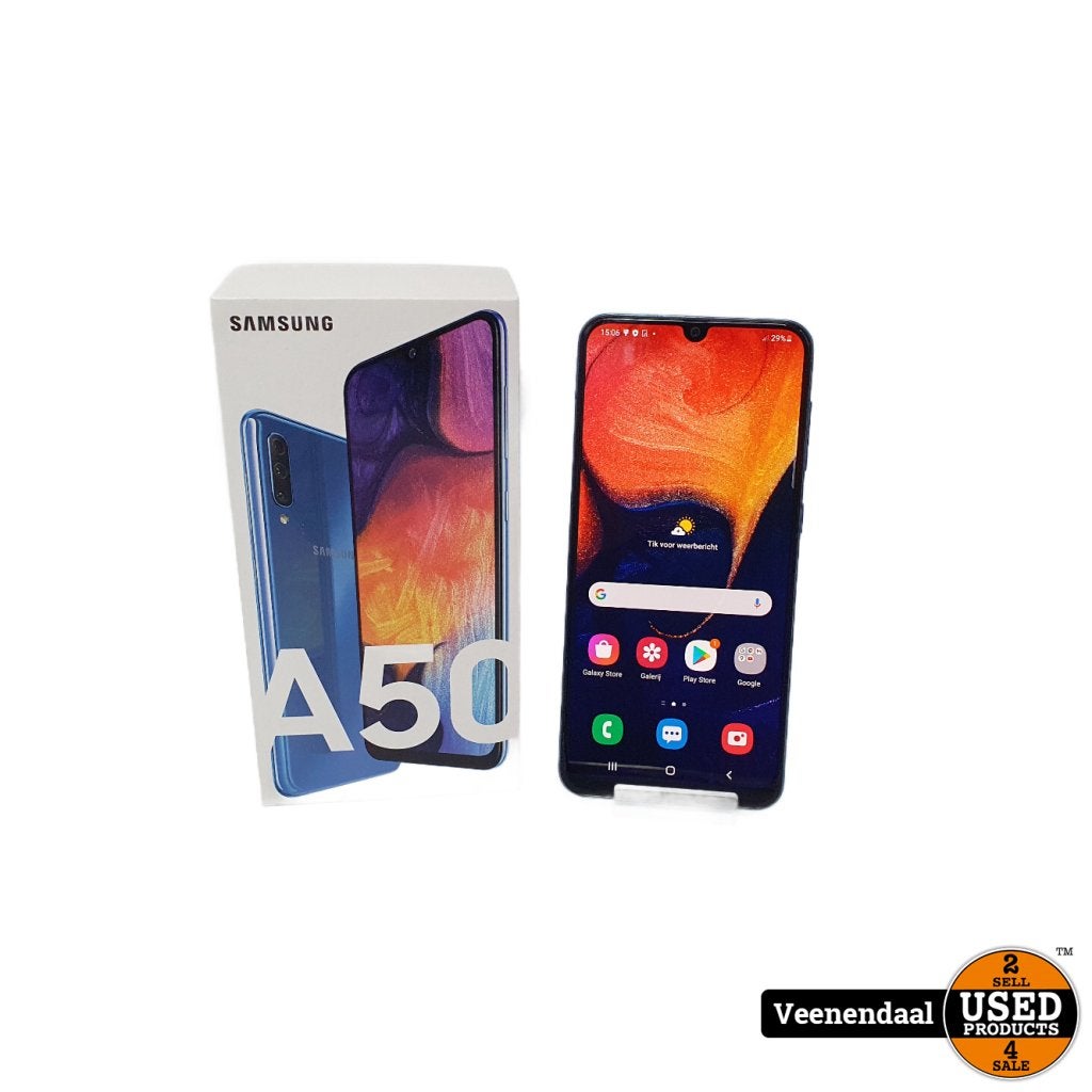 Samsung Galaxy A50 128GB Blue in Zeer Nette Staat, Samsung, Gebruikt, Support@Samsung.com, 129, Samsung-ro, Yeongtong-gu
Suwon-si, Gyeonggi-do 16677
South Korea