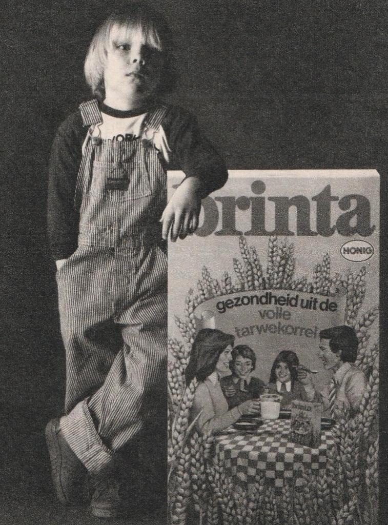 Retro reclame 1979 Brinta jongetje jaren 70 haar, Verzamelen, Retro, Verzenden, Overige typen