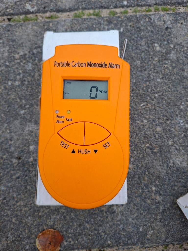 Draagbaar Koolmonoxide Alarm - CO Melder nieuw!, Doe-het-zelf en Verbouw, Alarmsystemen, Nieuw, Detector, Sensor of Melder, Overige soorten