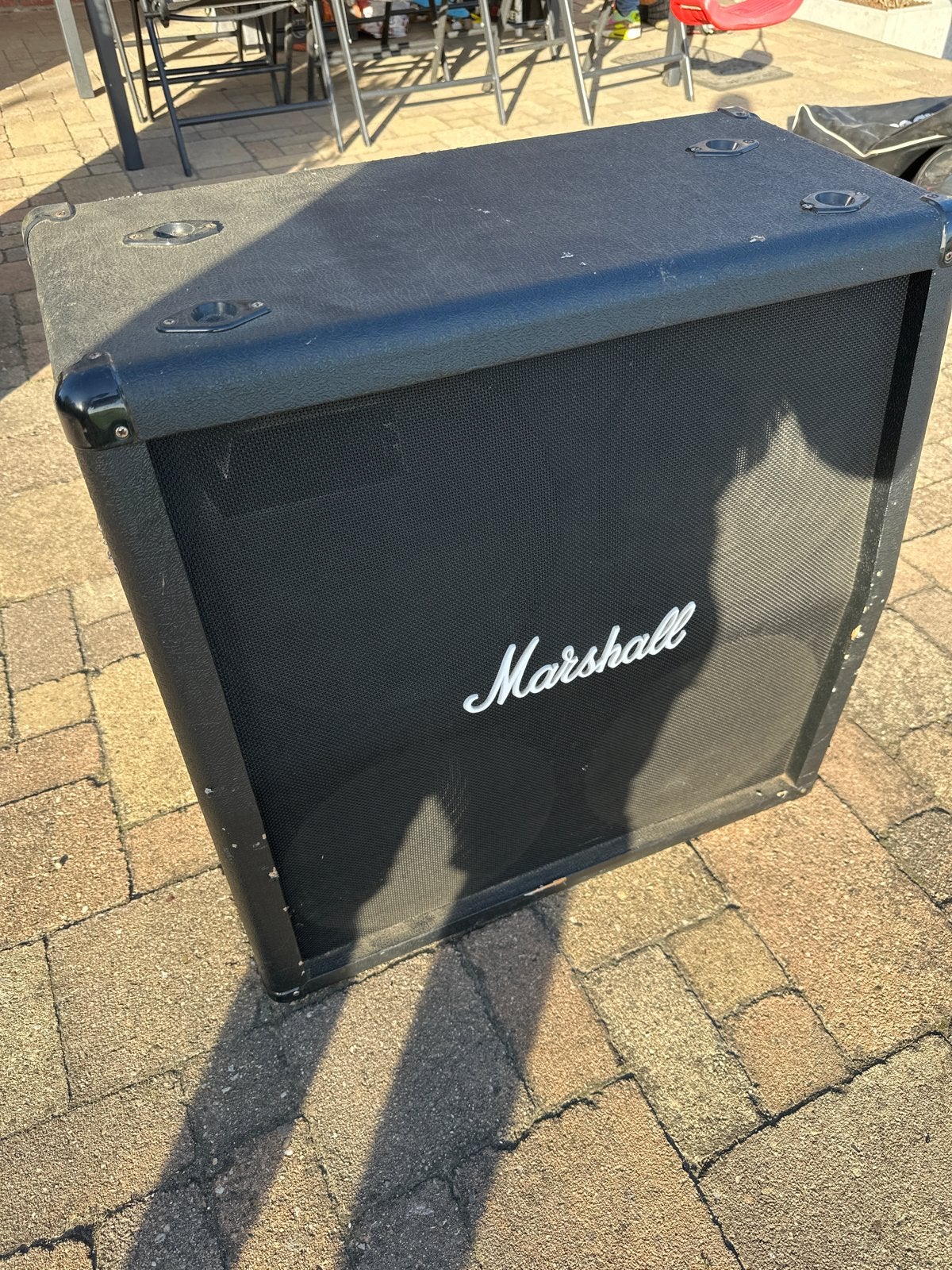 Marshall MG412a Gitaar Speakerkast - 4x12, 120W RMS, 8 Ohm, Ophalen, Gebruikt, Gitaar, 100 watt of meer