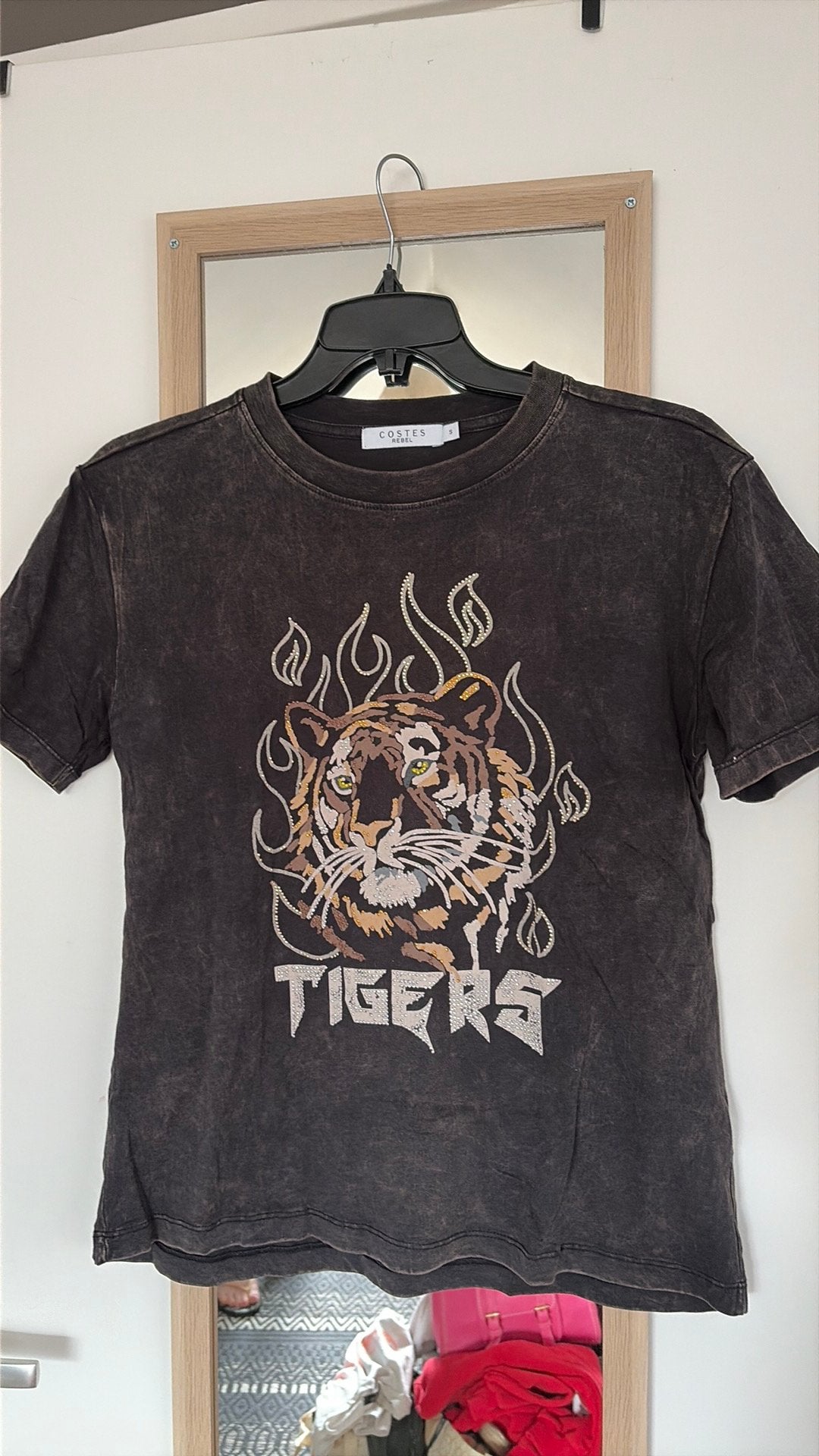 Costes t-shirt dames bruin, Kleding | Dames, Bruin, Verzenden, Zo goed als nieuw, Korte mouw