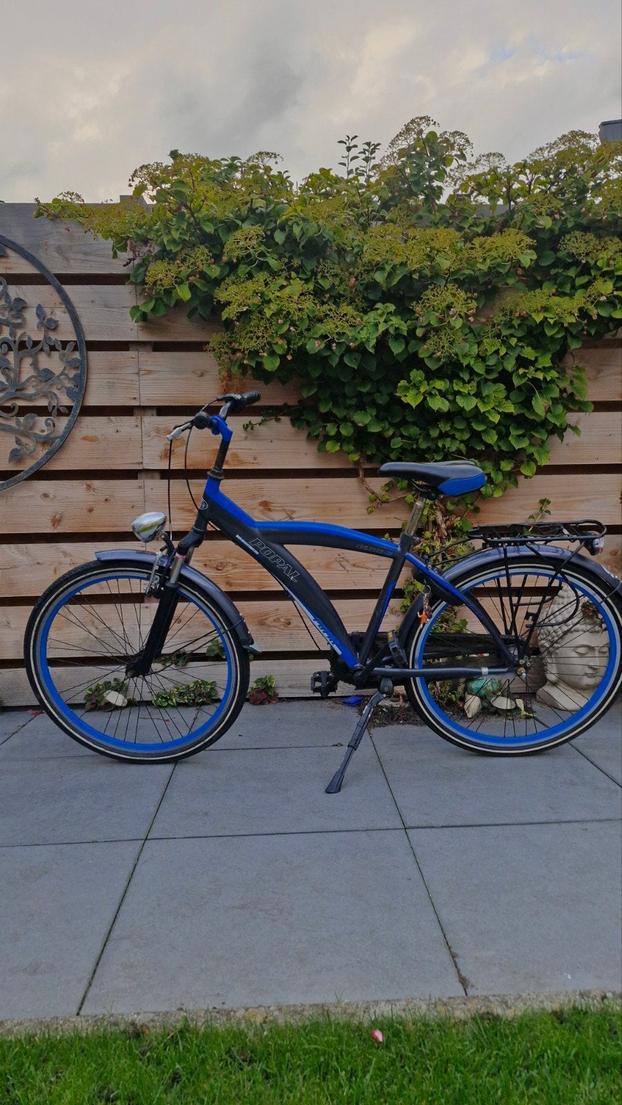 Popal Daily Dutch Basic fiets - 26 inch - Blauw/Zwart, Overige merken, Gebruikt, Velgrem, Versnellingen