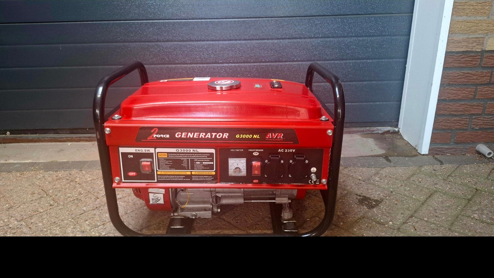 2Force Generator G3000NL Aggregaat 4 takt benzine, Doe-het-zelf en Verbouw, Gereedschap | Machine-onderdelen en Toebehoren, Ophalen