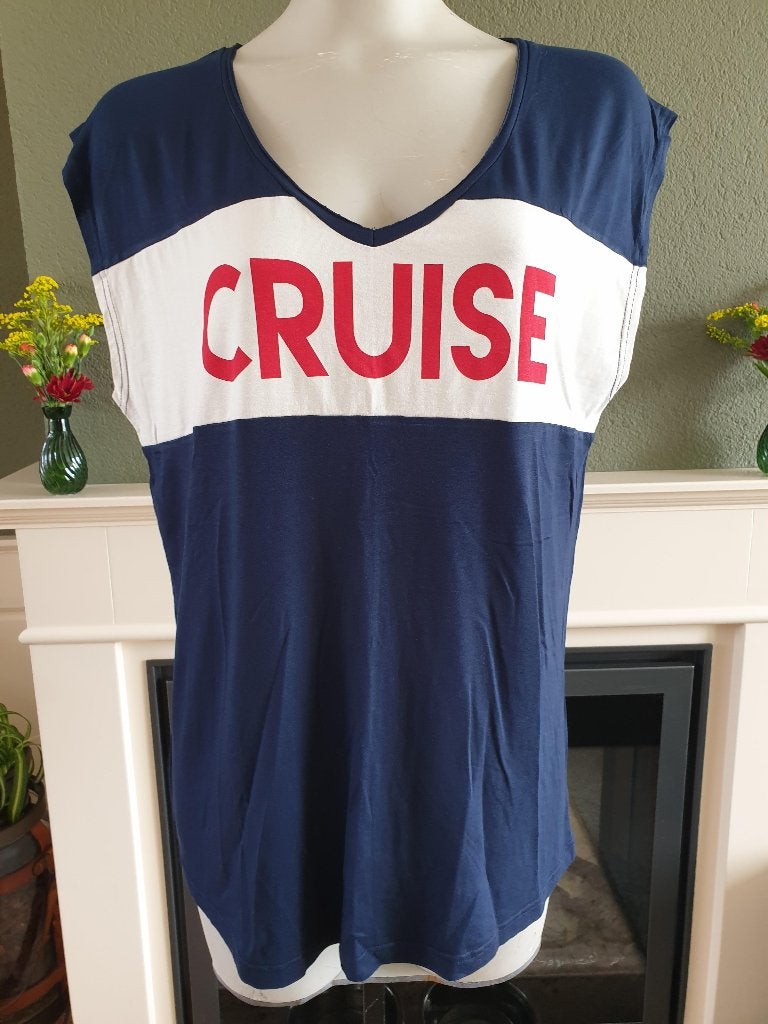 Articles leuk en sportieve top shirt mt 42 L, Maat 42/44 (L), Zo goed als nieuw, Articles, Zonder mouw