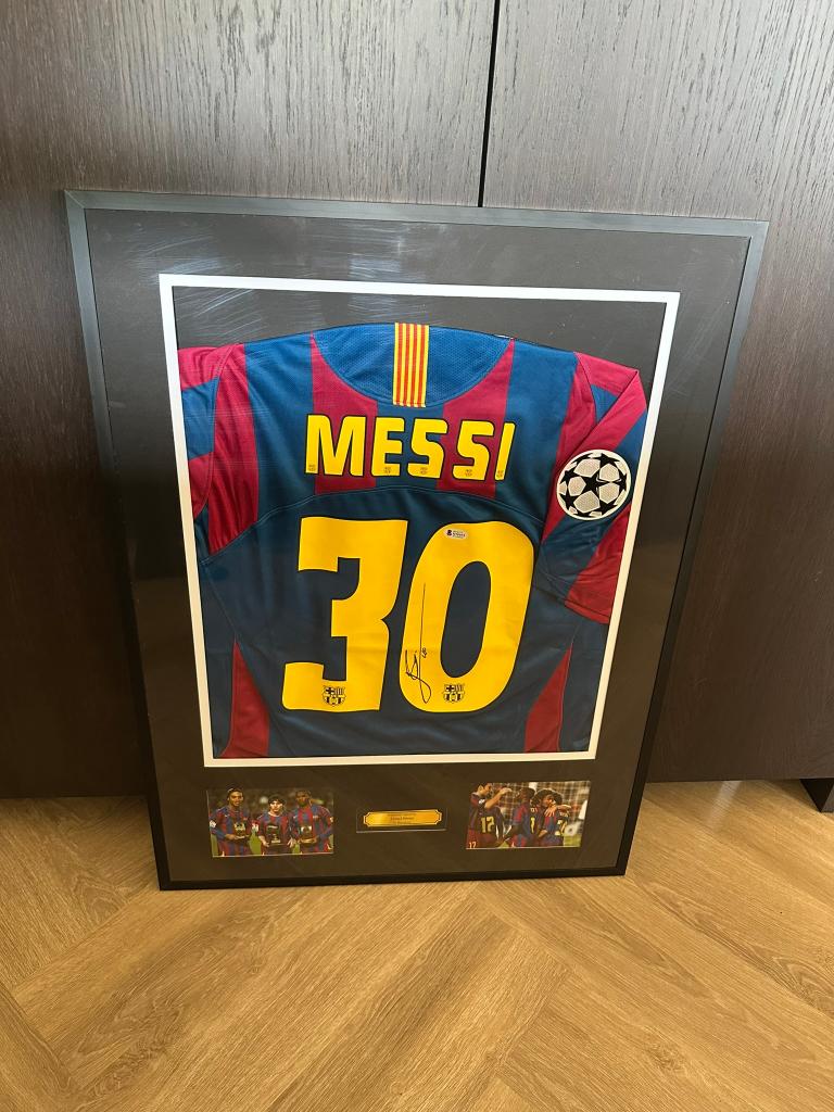 Hand gesigneerd shirt Lionel Messi, met COA, Verzamelen, Sportartikelen en Voetbal, Buitenlandse clubs, Shirt, Info@nike.com, Nieuw