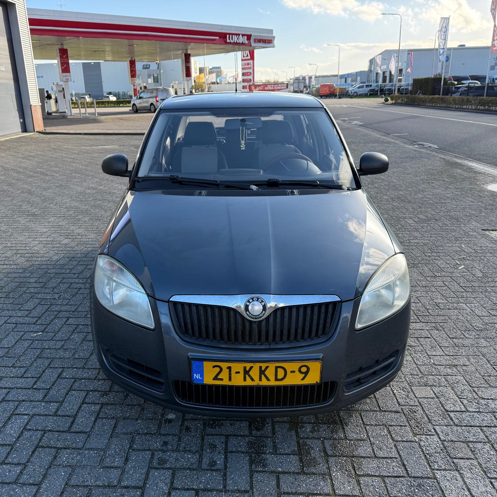 Skoda Fabia 1.2 44KW 2010 Grijs, Auto's, Voorwielaandrijving, 1005 kg, Stof, 40 €/maand