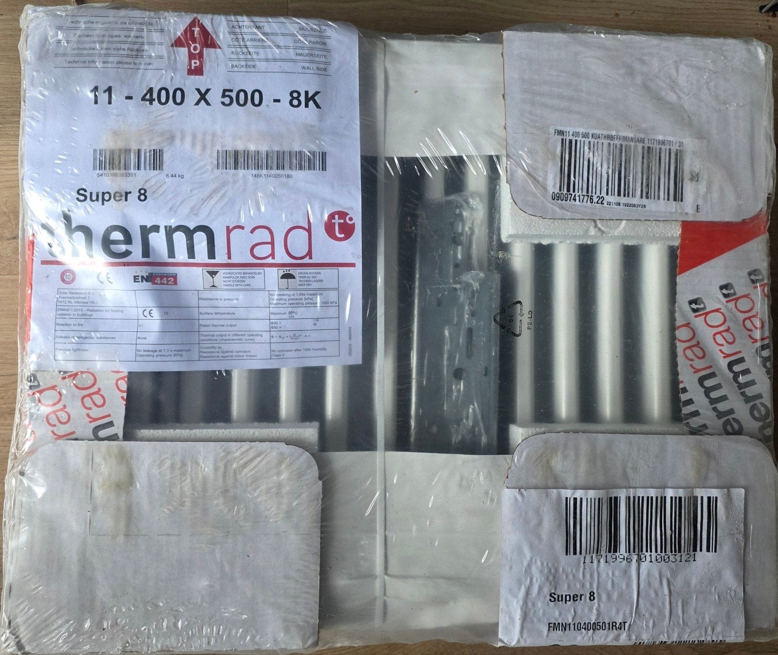 Thermrad Super-8 Paneelradiator Type 11 – 400  500 mm – Nie, Ophalen, 30 tot 80 cm, Radiator, Nieuw