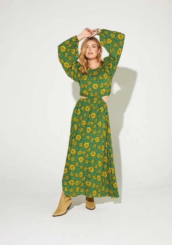 HARPER & YVE Jess dress maat S ZGAN, Kleding | Dames, Maat 38/40 (M), Ophalen of Verzenden, Zo goed als nieuw, Onder de knie