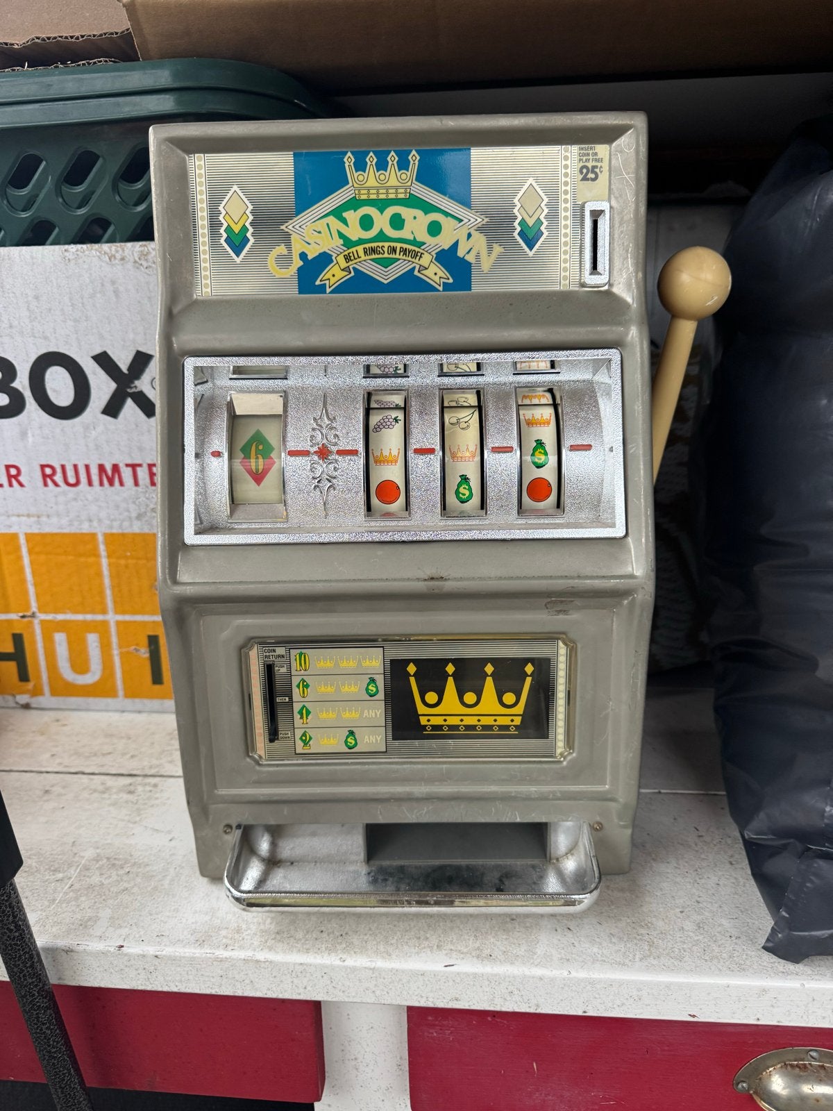 WACO Casino Crown Gokkast - Origineel uit Japan, Verzamelen, Overige munten, Ophalen, Gebruikt