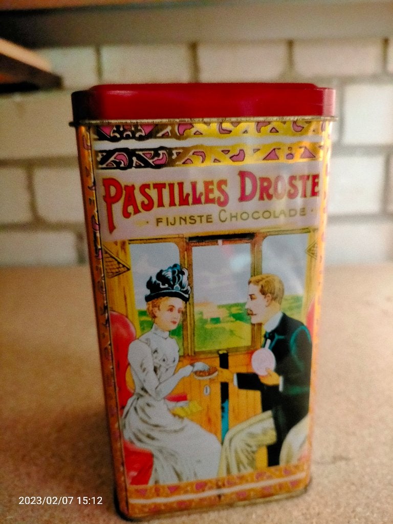 Blik pastilles Droste, Verzamelen, Ophalen of Verzenden, Zo goed als nieuw, Overige