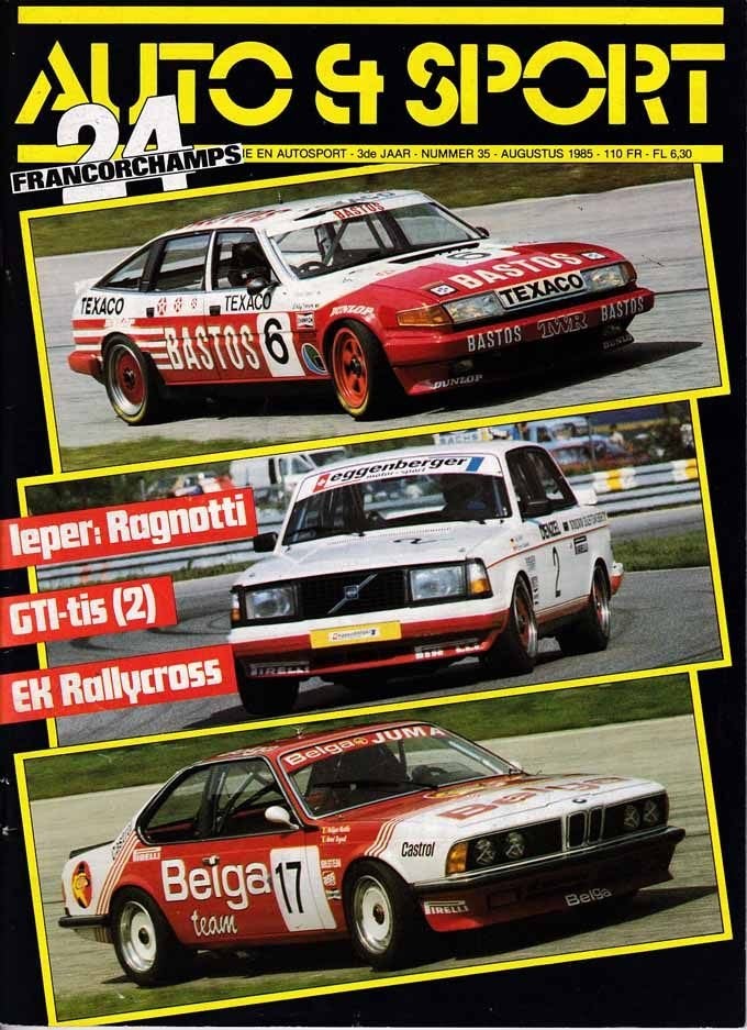 Auto & Sport 35 1985 : Citroen Visa GT - Renault 5 GT Turbo, Ophalen of Verzenden, Gelezen, Algemeen