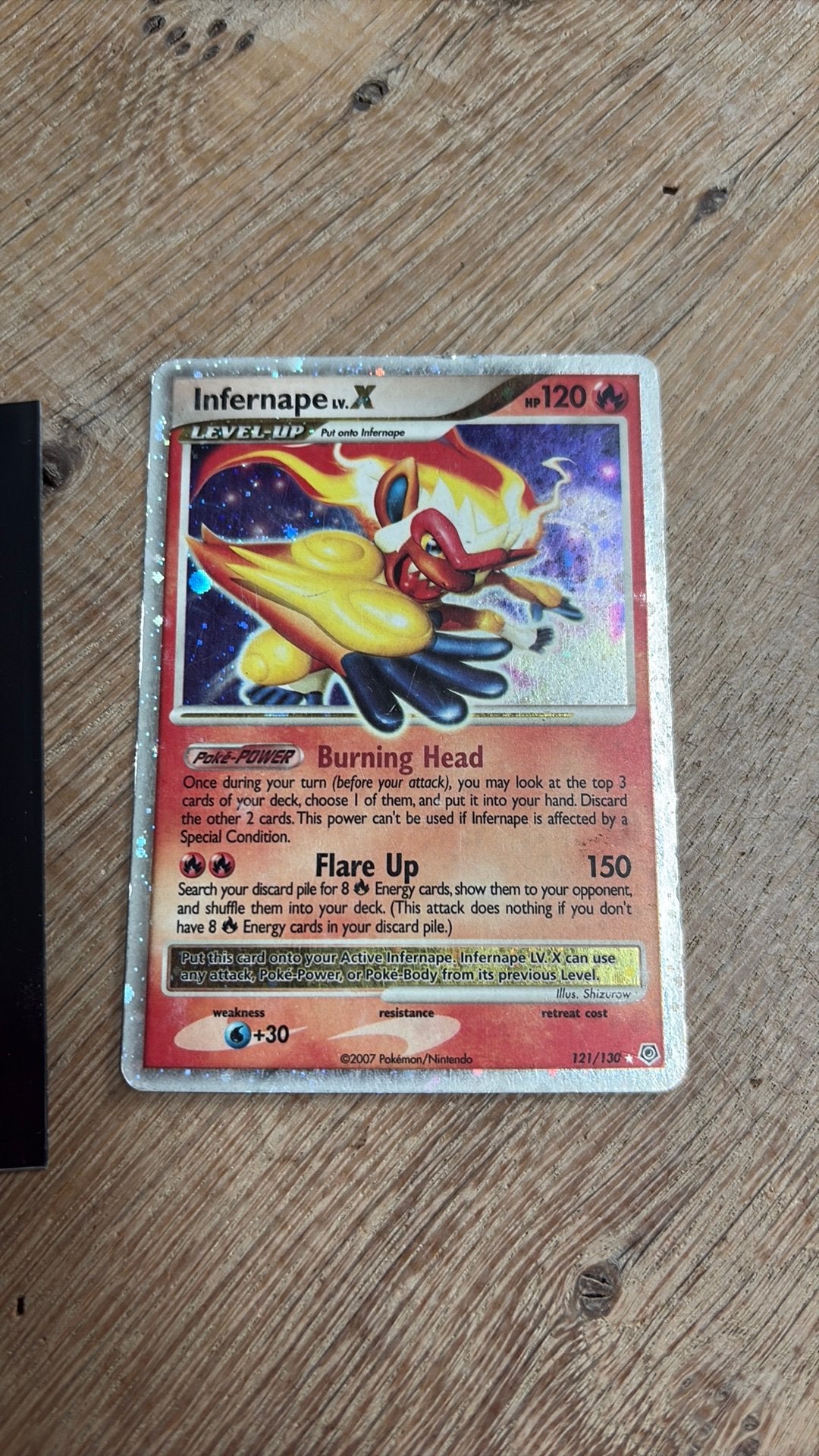 Pokemon Infernape Lv x 121/130, Ophalen of Verzenden, Zo goed als nieuw