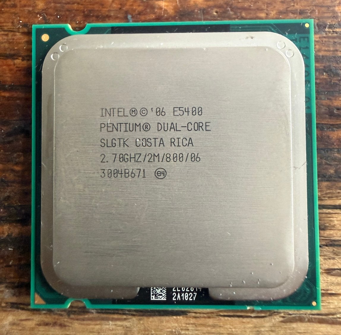 Intel Pentium E5400 Dual-Core SLGTK – Socket LGA775, Ophalen of Verzenden, Zo goed als nieuw, 2-core, 2 tot 3 Ghz