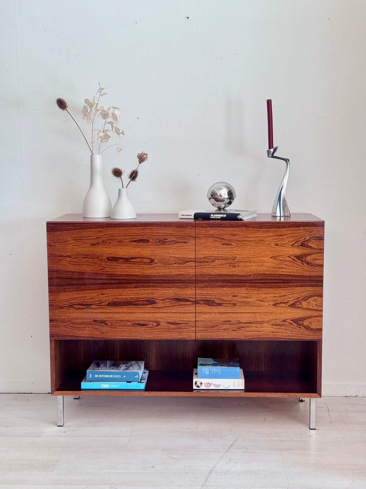 Vintage midcentury palissander dressoir sideboard jaren 60, 100 tot 150 cm, Teakhout, Zo goed als nieuw, X