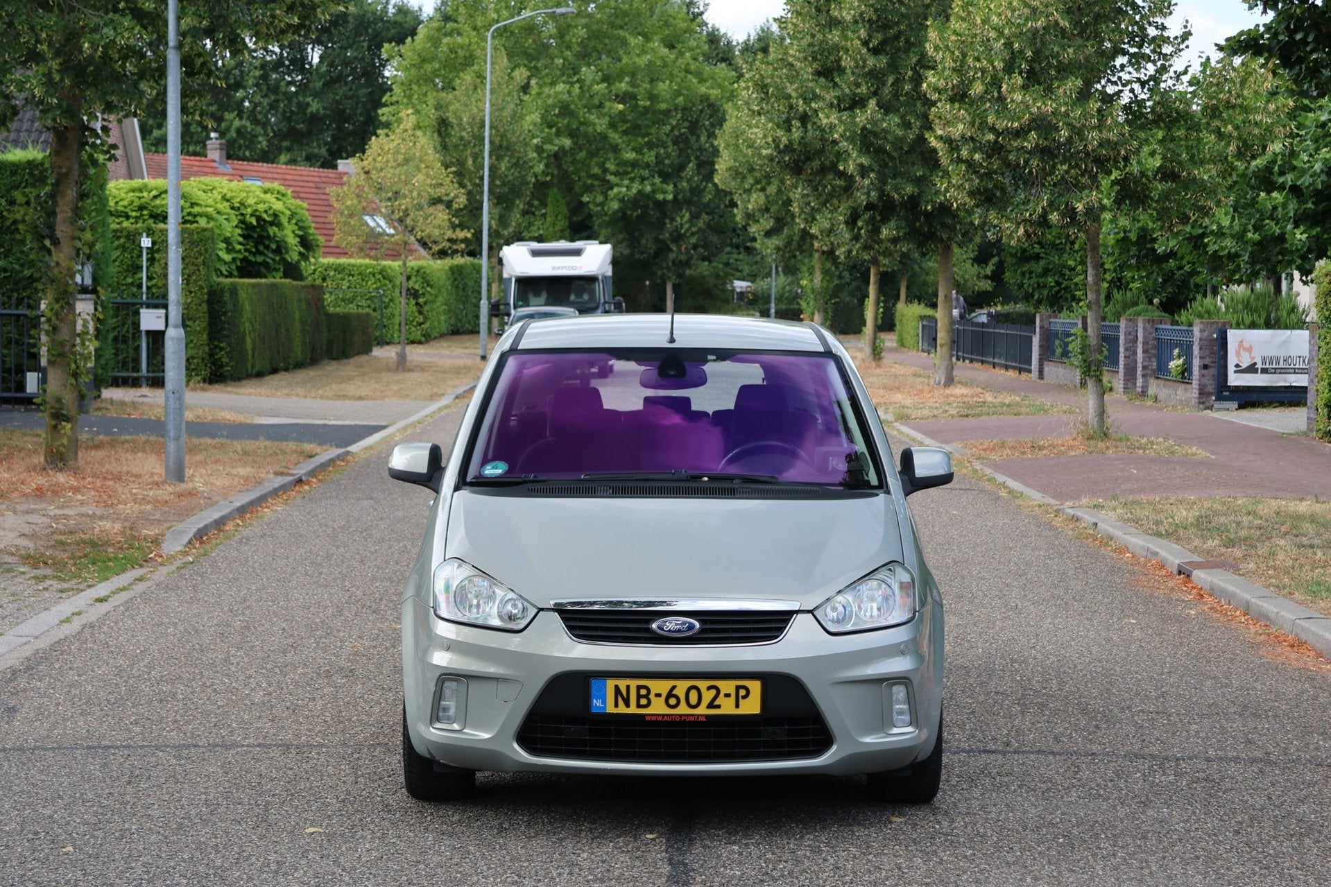 Ford C-Max 2.0-16V Ghia | AUTOMAAT | NAVI | CLIMA | CRUISE |, Auto's, Ford, Gebruikt, Leder, Bedrijf, 695 kg