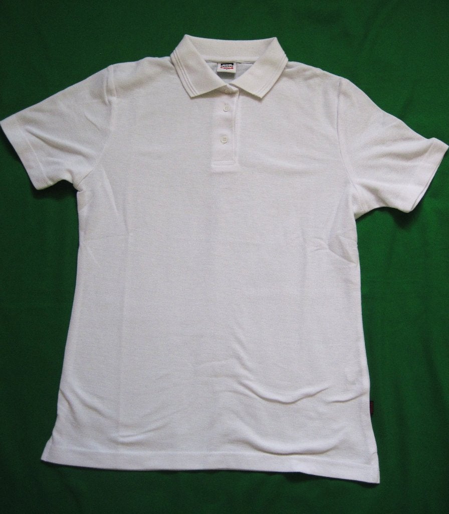 qbl  DAMES POLOSHIRT van TRICORP Maat:S/M, Ophalen of Verzenden, Zo goed als nieuw, Maat 38/40 (M), Wit