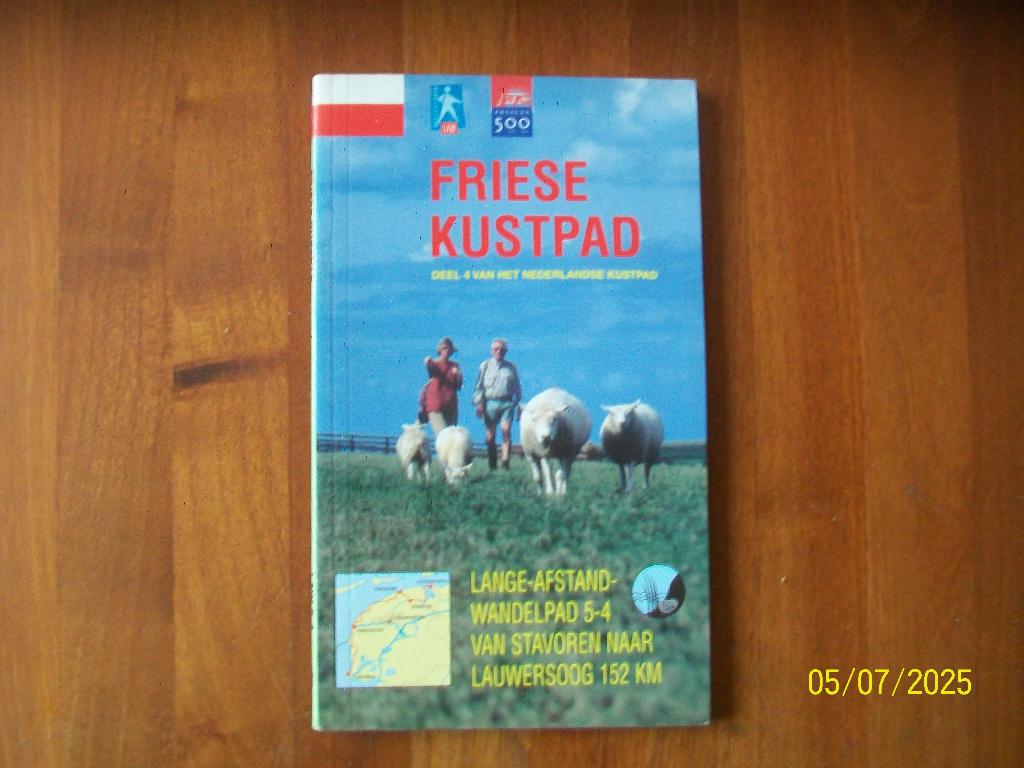 Friese Kustpad wandelgids ( Stavoren-Lauwersoog), Benelux, Gelezen, Overige merken, Fiets- of Wandelgids