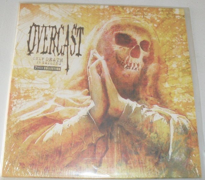 OVERCAST - Only Death Is Smiling: 7" Collection - Hardcore, Cd's en Dvd's, Vinyl | Hardrock en Metal, LP, Inclusief insert, Ophalen of Verzenden
