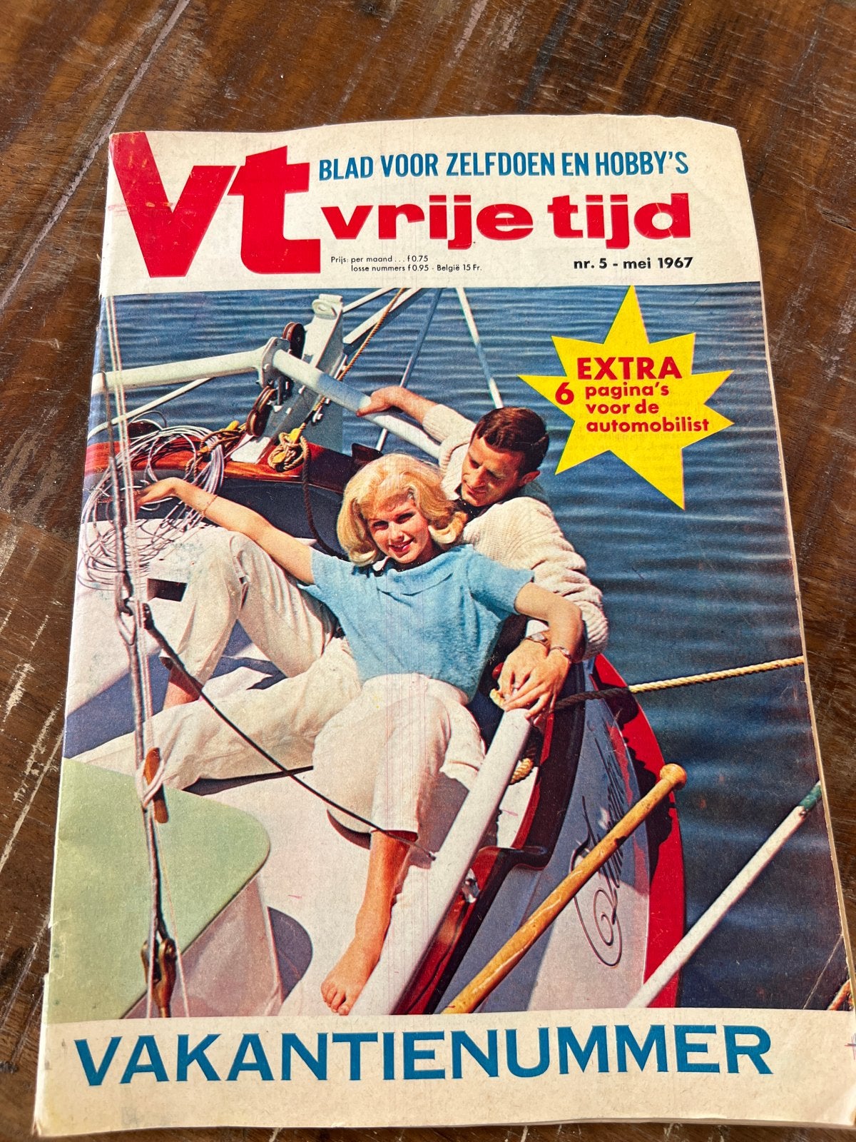 VT Vrije Tijd Vakantienummer mei 1967, Ophalen of Verzenden, Gelezen, Sport en Vrije tijd