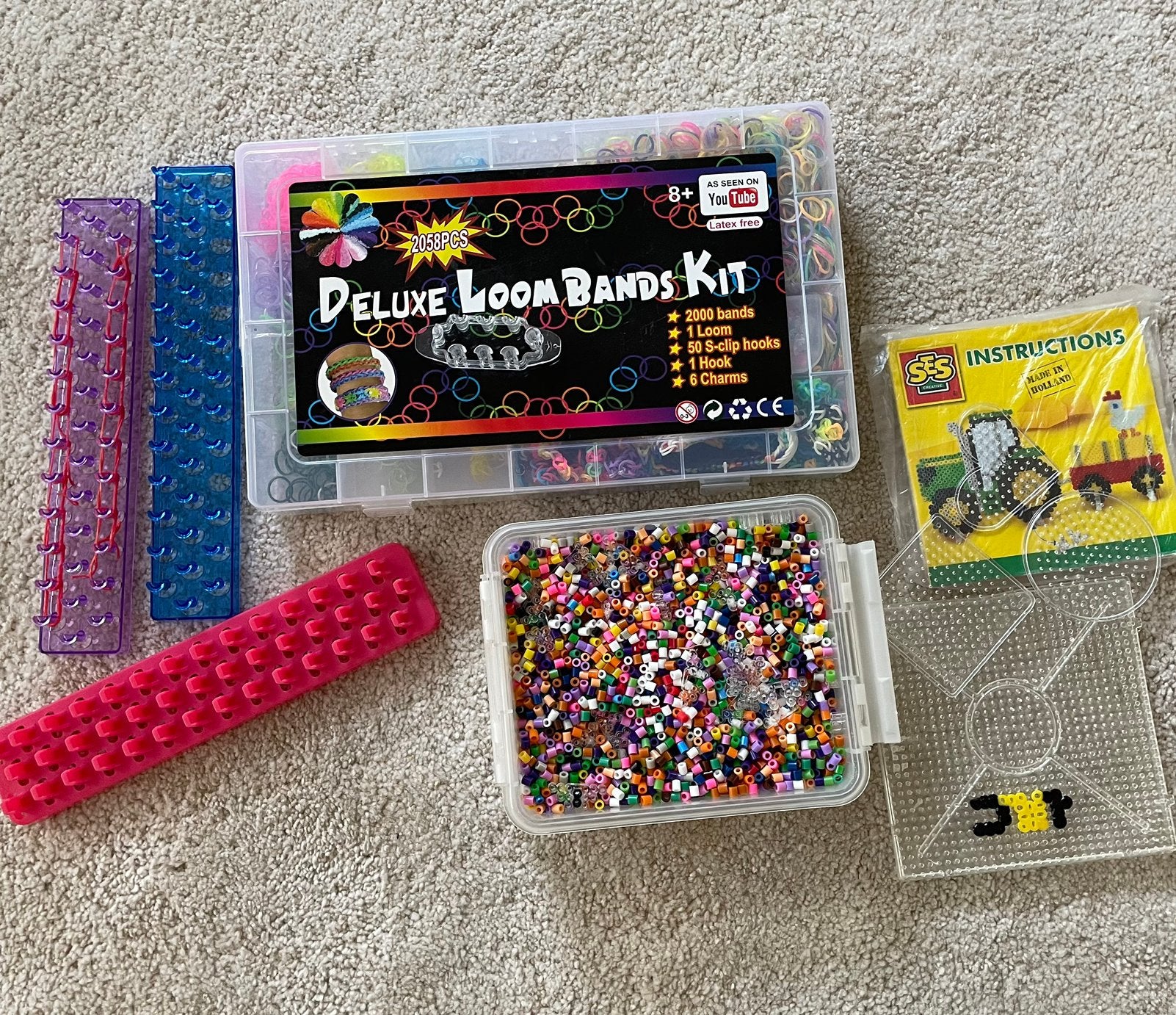 Loombandjes en strijkkralen, Ophalen of Verzenden, Zo goed als nieuw