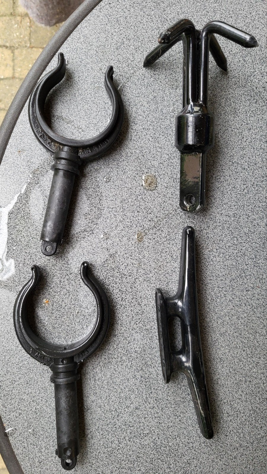 Diverse boot accessoires: roeidollen, anker en kikker, Ophalen of Verzenden, Gebruikt, Overige typen