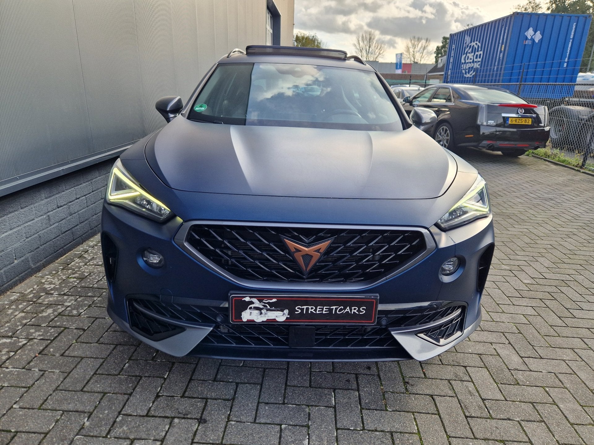 CUPRA Formentor 1.4 e-Hybrid VZ Performance 245PK Matblauw, Auto's, Dealer onderhouden, Gebruikt, Zwart, 4 cilinders