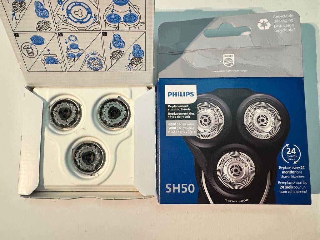 Philips SH50 Scheerhoofden - Nieuw in verpakking, Ophalen of Verzenden, Nieuw, Scheren en Epileren
