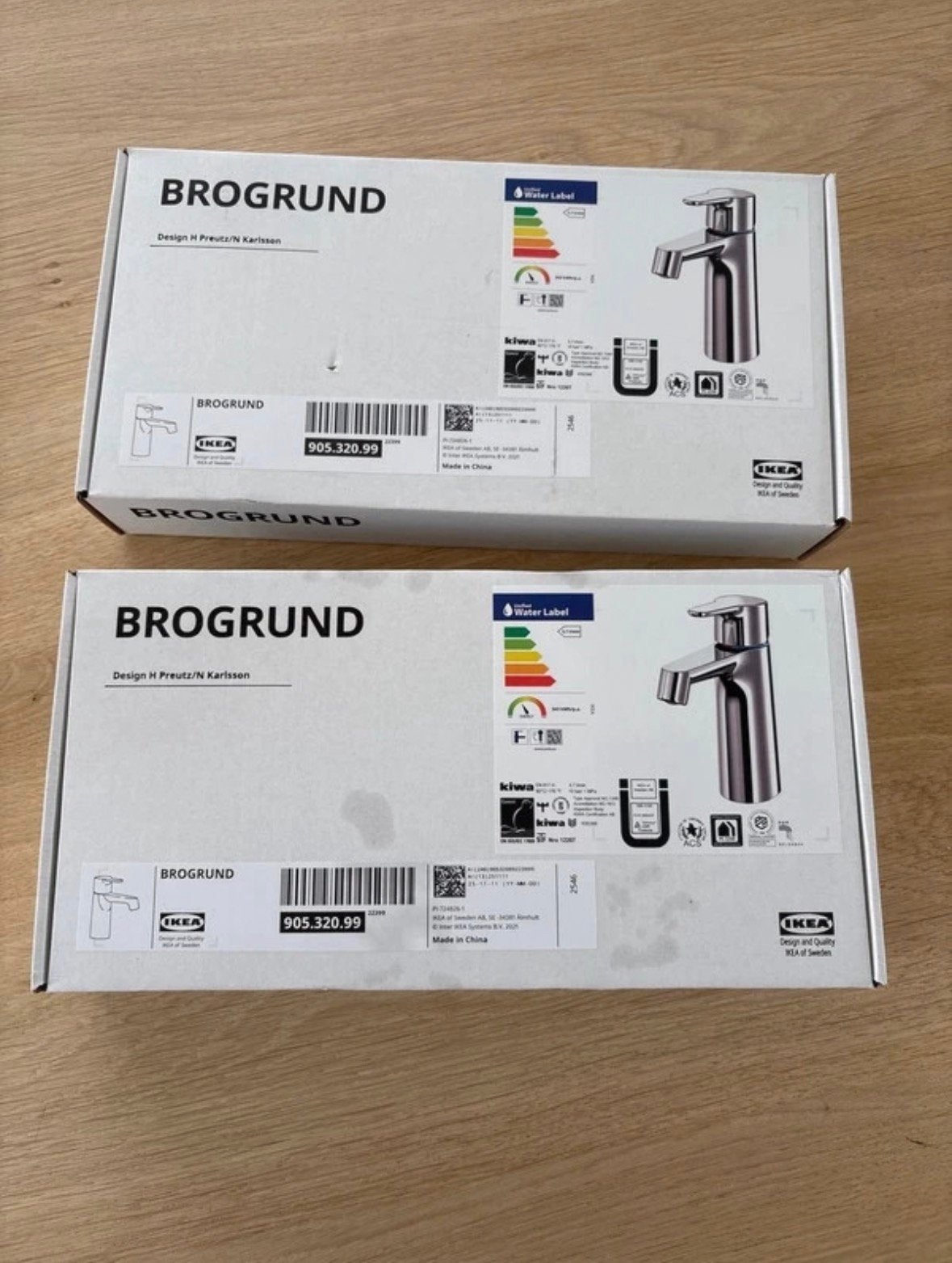 Ikea brogrund kranen, Ophalen, Nieuw, Minder dan 100 cm, Wasbak of Wastafel