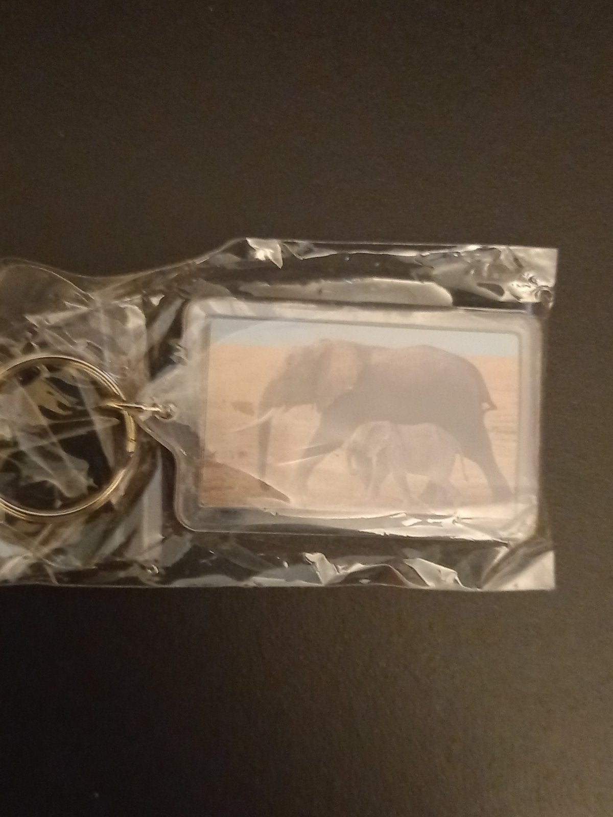 Sleutelhanger  olifant met jong., Verzenden, Nieuw, Dier of Natuur