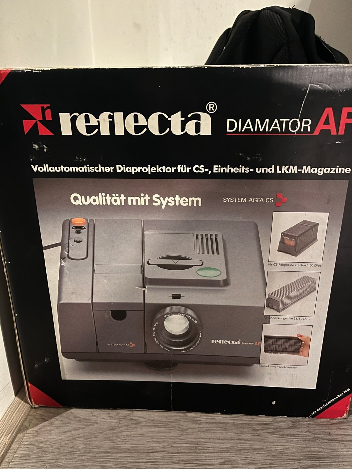 Reflecta Diamator AF Volautomatische Diaprojector, Ophalen of Verzenden, Gebruikt