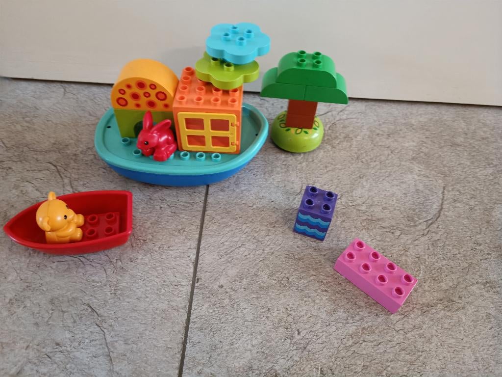 Duplo Peuter Bouw- en Bootblokken 10567, Ophalen, Zo goed als nieuw, Compleet, Duplo