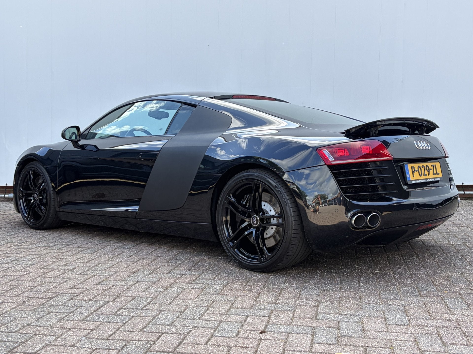 Audi R8 4.2 V8 FSI 421PK Quattro Automaat B&O Carbon Stoelve, Auto's, Audi, Automaat, Gebruikt, 8 cilinders, Zwart