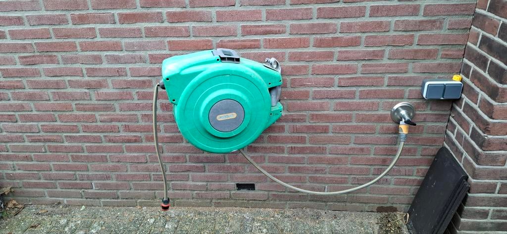 Hozelock AutoReel 20 meter wandslanghaspel, Ophalen, Tuinslang