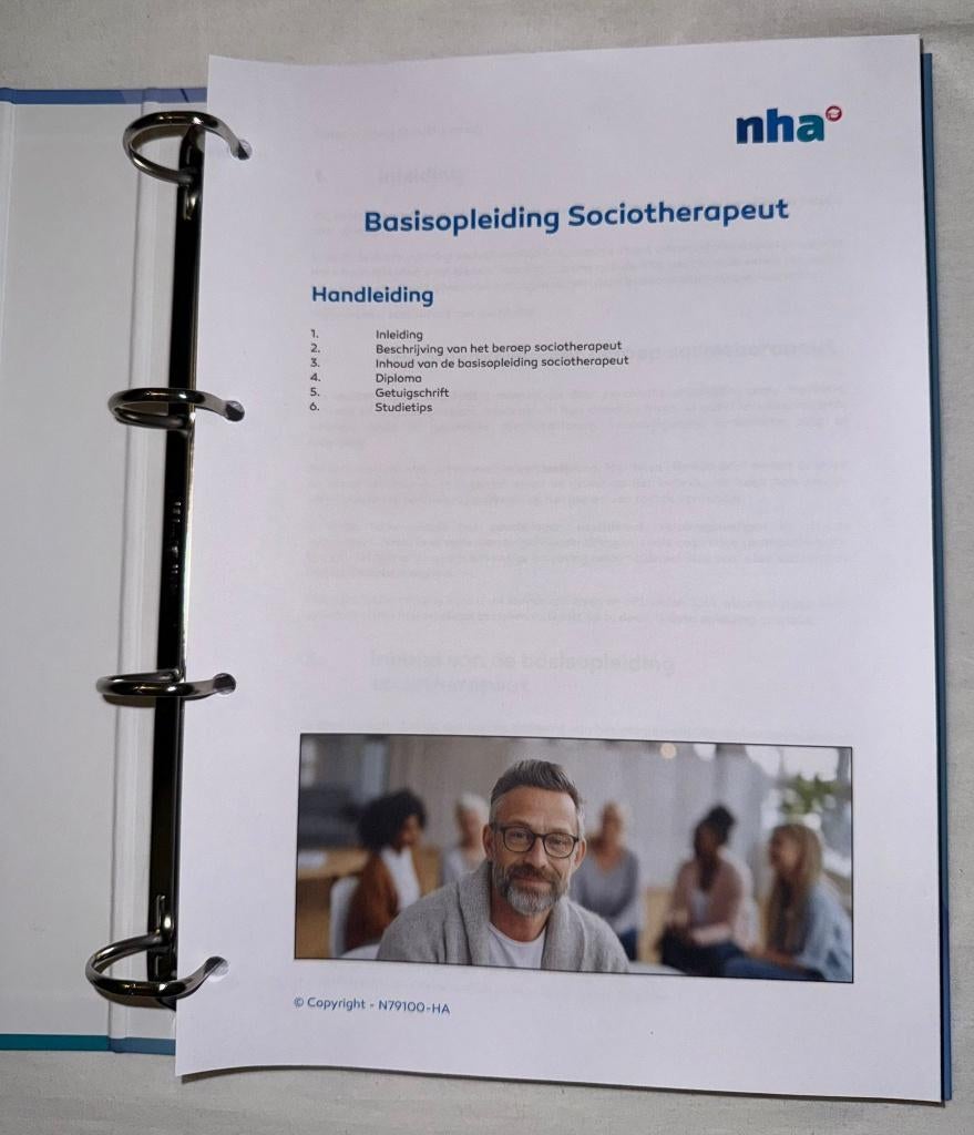 NHA Basisopleiding Sociotherapeut cursusmap–NIEUW, Ophalen of Verzenden, Beta, Nieuw, HBO