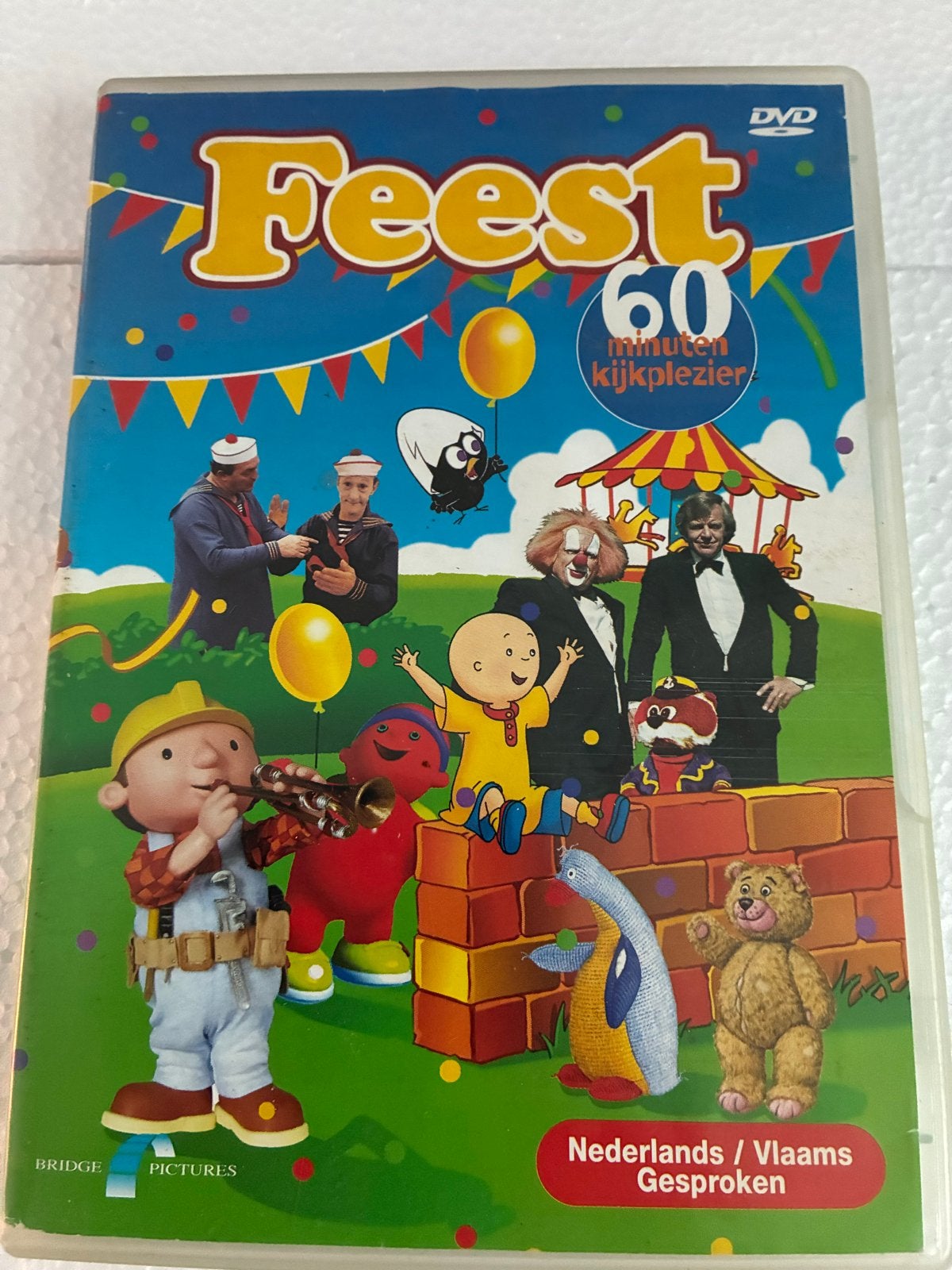 Feest DVD - 60 minuten kijkplezier voor kinderen, Cd's en Dvd's, Gebruikt, Alle leeftijden, Familie, Film