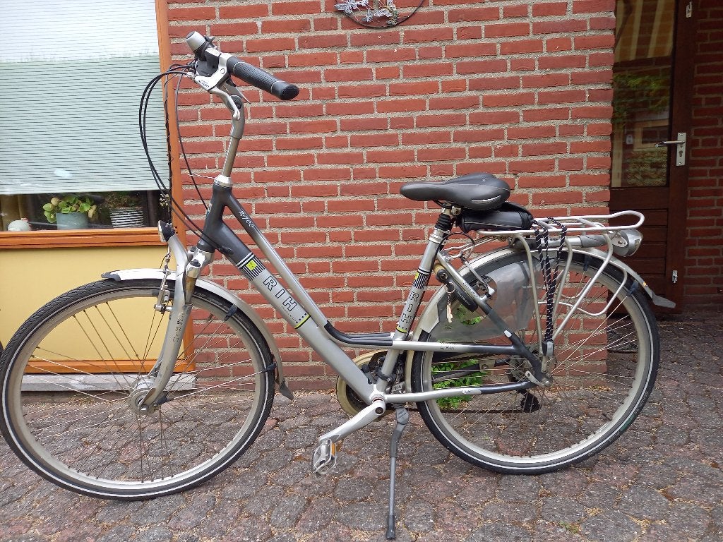 Fietsen damesfiets, Gebruikt, Velgrem, 47 tot 50 cm, Versnellingen