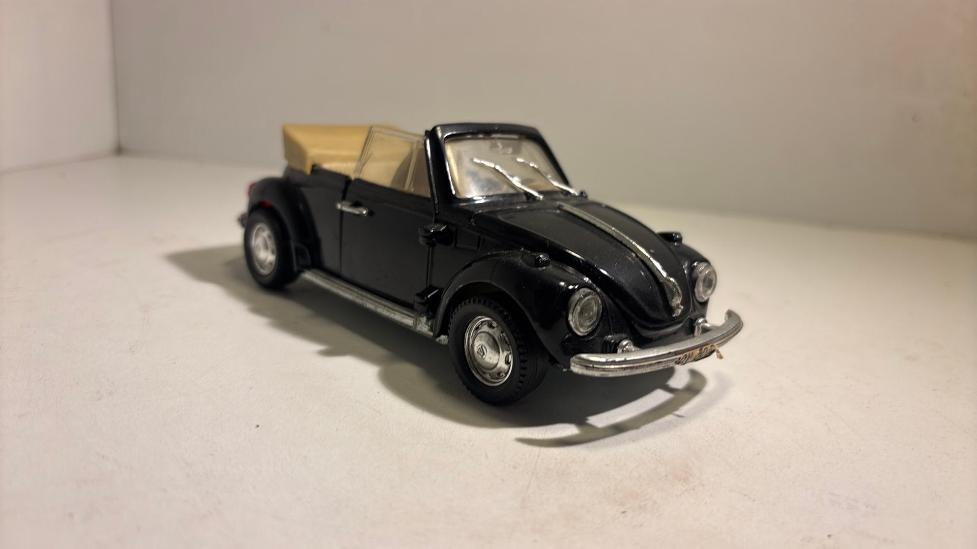 Volkswagen kever black cabriolet polistil 1.24, Hobby en Vrije tijd, Overige merken, Ophalen of Verzenden, A, A