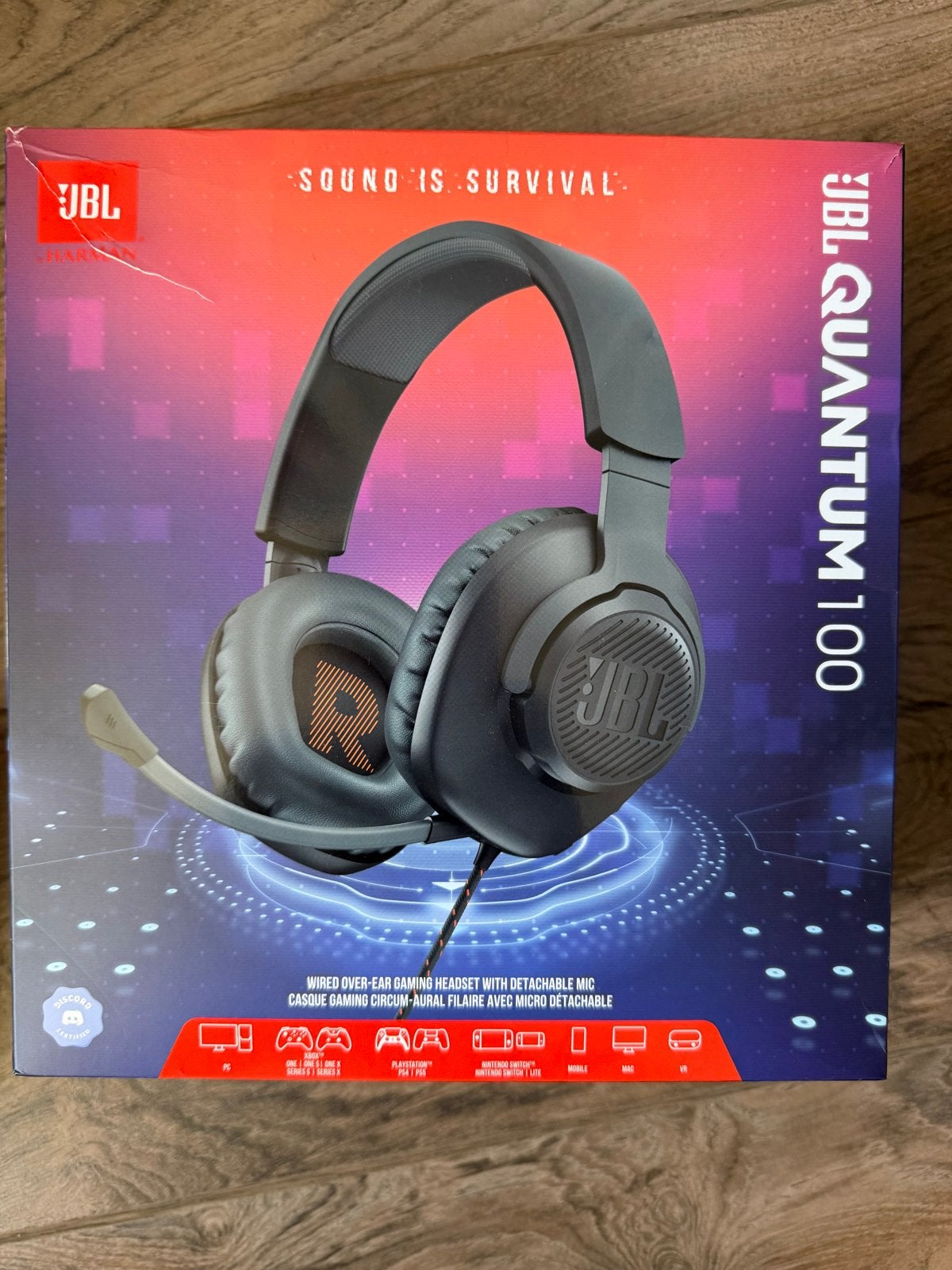 JBL Quantum 100 Gaming Headset - Nieuw in doos, Gaming, Duitsland, JBL, Nieuw