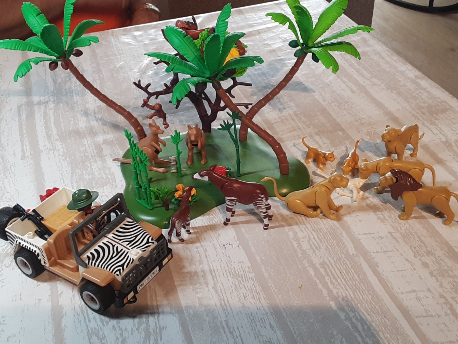 DIERENSETS nr 13 safariwachter en safaridieren, Kinderen en Baby's, Speelgoed | Playmobil, Ophalen of Verzenden, Zo goed als nieuw