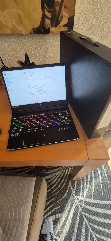 Acer Predator Helios 300 PH315-54 RTX3070, Computers en Software, Ophalen, Met videokaart, Intel Core i7-11800H, 512 GB